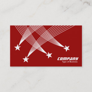 Cartão De Visita Shooting Stars - branco no marrom 990000