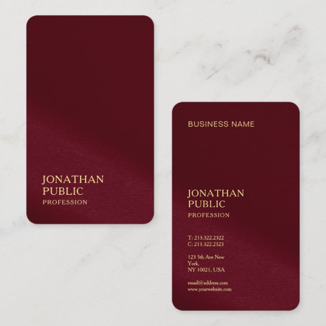 Cartão De Visita Signature UV Gloss Oceania Australiana Japonês (Frente/Verso)