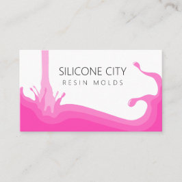 Cartão De Visita Silicone Resin Mold