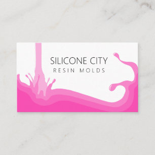 Cartão De Visita Silicone Resin Mold