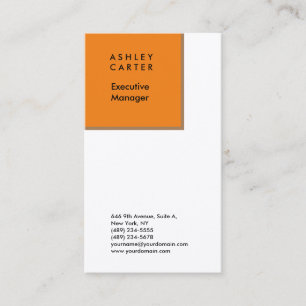 Cartão De Visita Silk elegante branco minimalista moderno