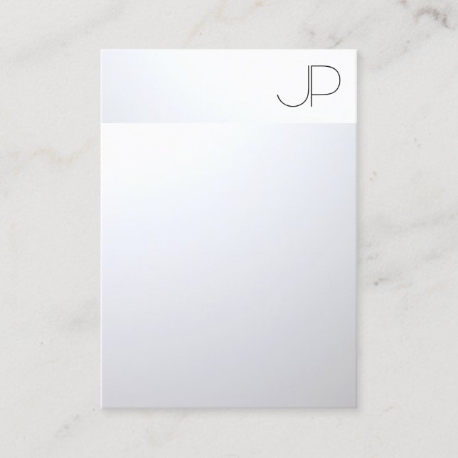 Cartão De Visita Silver parece moderno Modelo profissional elegante (Frente)