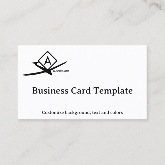 Cartão De Visita Símbolo de Área de Prática Aerobática do Gráfico S (Frente)