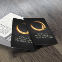 Símbolo Elegante YOGA Preto e ZEN Dourado Brilhant