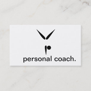 Cartão De Visita Símbolo simples da ginástica do Gymnast do Tumbler