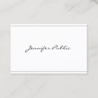 Simples Design Bonita de Script Elegante Moderno