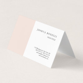 Cartão De Visita Simples e minimalista profissional notável