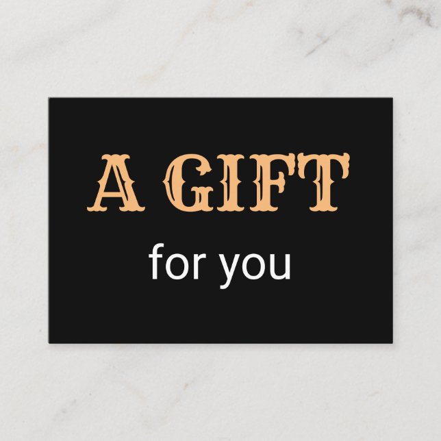 Cartão De Visita simples e mínimo adicionar o seu nome e endereço d (Frente)