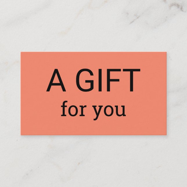 Cartão De Visita simples e mínimo adicionar o seu nome e endereço d (Frente)