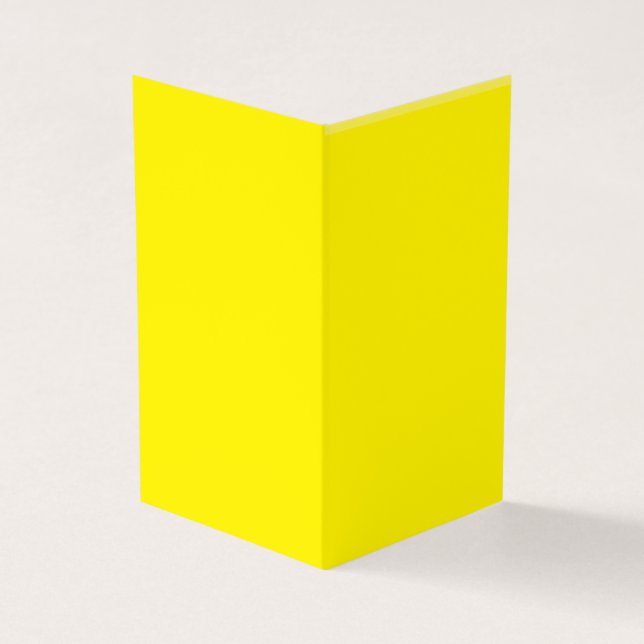 Cartão De Visita simples e mínimo personalizado de cor sólida      (Exterior)