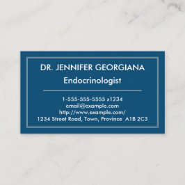 Cartão de visita simples e moderno do