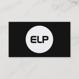 Cartão De Visita Simples e Moderno profissional preto preto