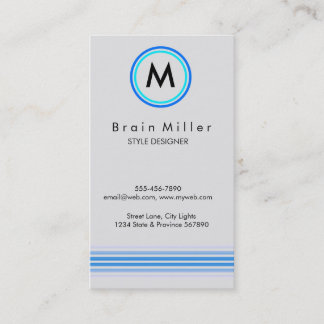 Cartão De Visita Simples Elegante comum profissional