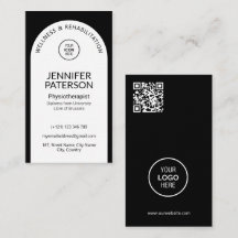 Simples Elegante Mínimo Código Qr Preto