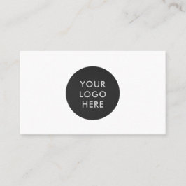 Cartão De Visita Simples Logotipo Profissional Código QR Empresa té