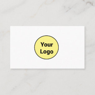 CARTÃO DE VISITA SIMPLES MINIMAL ADICIONE SEU LOGO TEXTO PERSONALIZ