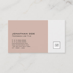 Cartão De Visita Simples Moderno Com Cores Elegantes Profissionais 