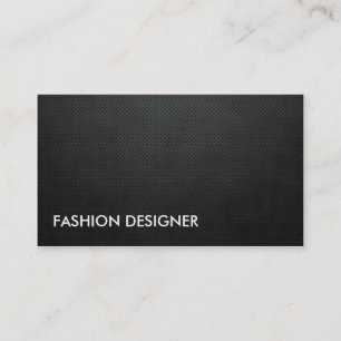 Cartão De Visita Simples profissional elegante preto do desenhador