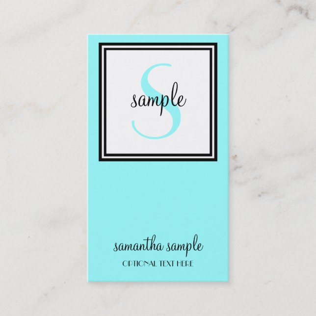 Cartão De Visita Simplesmente bem sucedido (Frente)