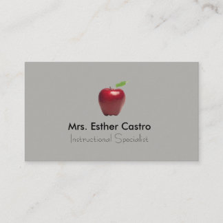 Cartão De Visita Simplesmente cinzento