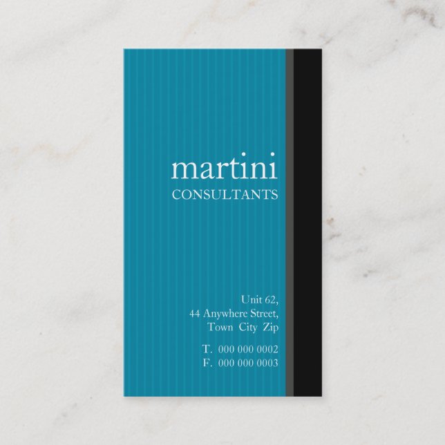 CARTÃO DE VISITA: Simplesmente elegante 10 (Frente)