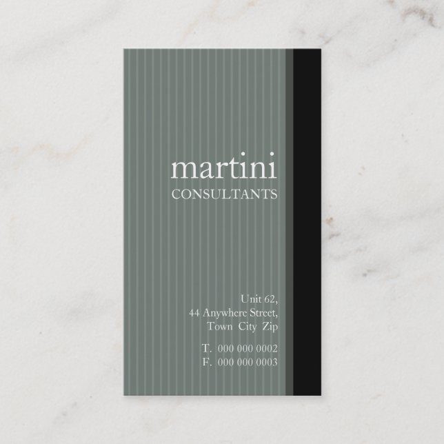 CARTÃO DE VISITA: Simplesmente elegante 8 (Frente)