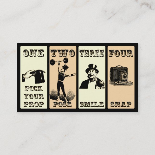 Cartão De Visita Sinal de Prop. Fotográfica (Frente)