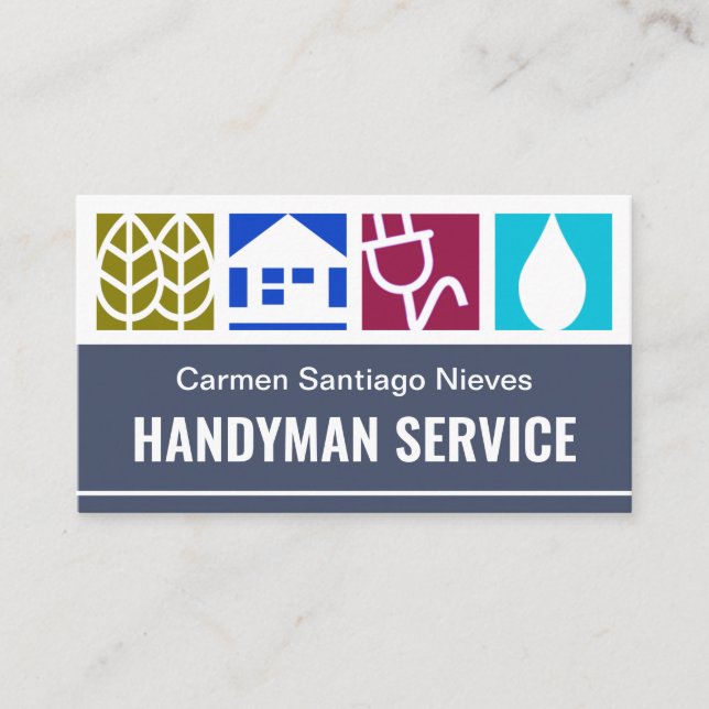 Cartão De Visita Sinalização de Construção Criativa em Greve (Frente)