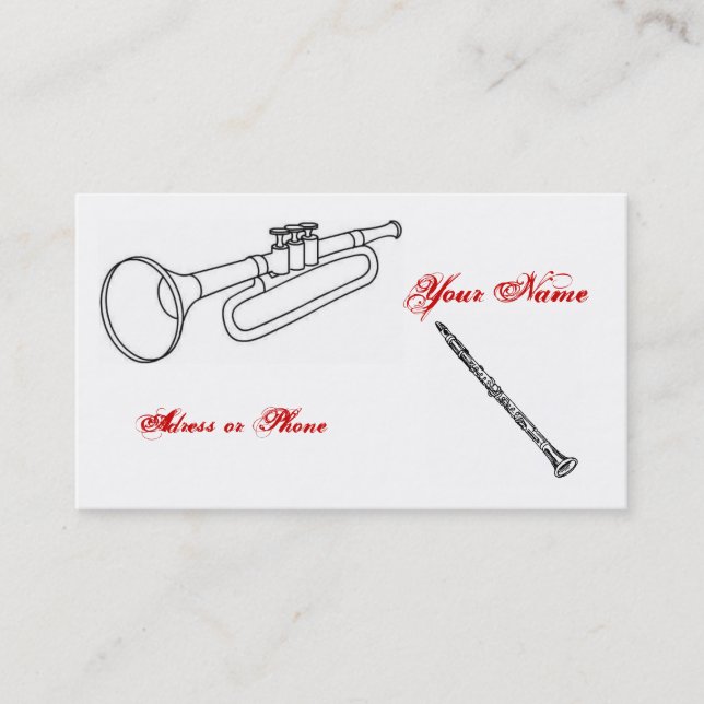 Cartão de visita sinfónico (Frente)