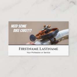 Cartão De Visita Sininho irritado de bicicleta para Compradas de re