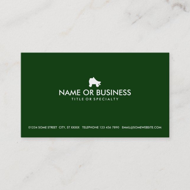 Cartão De Visita skate simples (Frente)