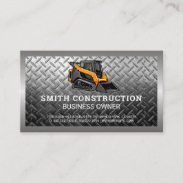 Cartão De Visita Skid Steer | Construção | Aço