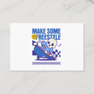 Cartão De Visita Skull Skate