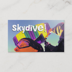 Cartão De Visita Skydive! (foto perfeita)