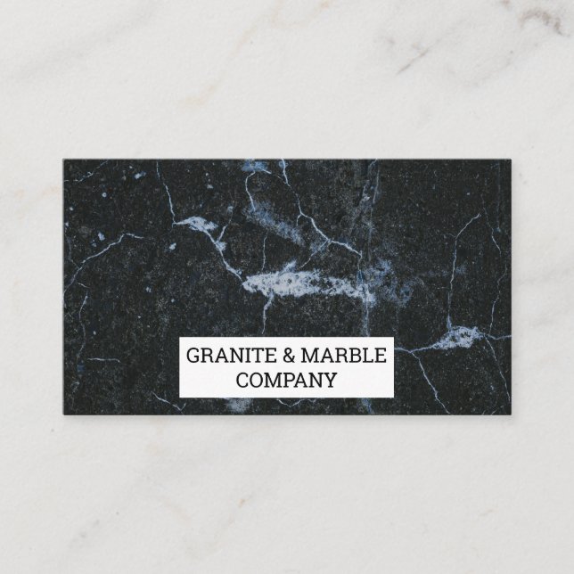 Cartão De Visita Slab Marbled | Granite Company (Frente)