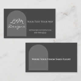 Cartão De Visita Sleek Minimalist