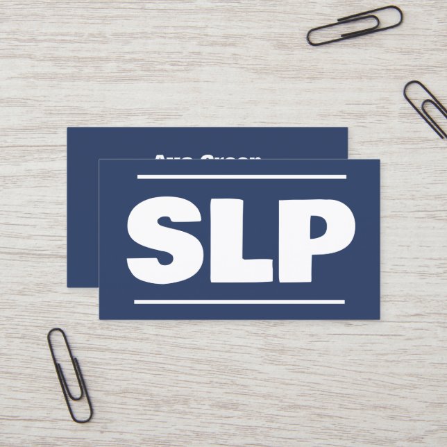 Cartão De Visita SLP Terapista de Voz (Frente/Verso In Situ)