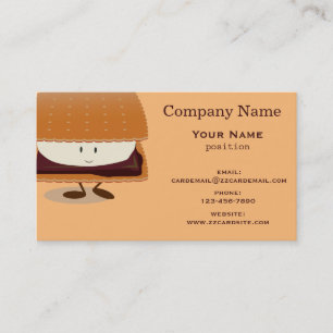 Cartão De Visita S'more de sorriso