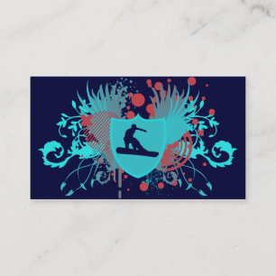 Cartão De Visita snowboard hi-fi