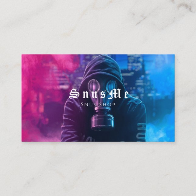 Cartão De Visita Snus Compre Cigarro Vape Fumo Óleo CBD (Frente)