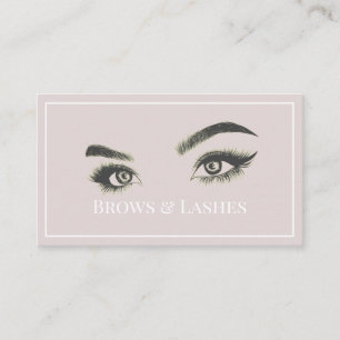 Cartão De Visita Sobrancelhas e Cílios Microblading, Extensões de C