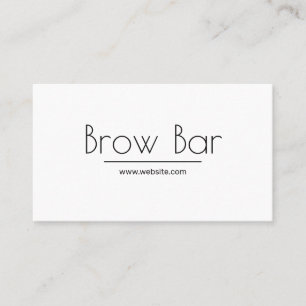 Cartão De Visita Sobrancelhas e Cílios Microblading, Extensões de C