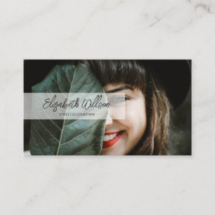 Cartão De Visita Sobreposição de Script Manuscrito Profissional Mod