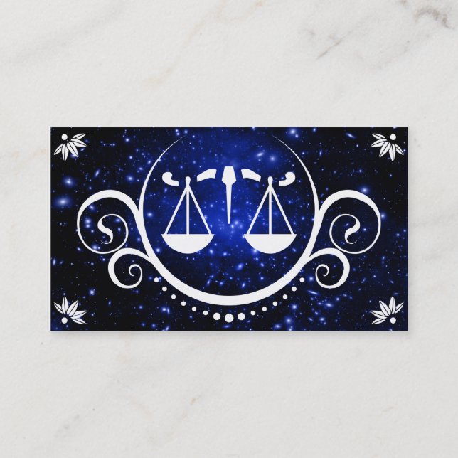 Cartão De Visita sofisticações da escala de justiça (Frente)