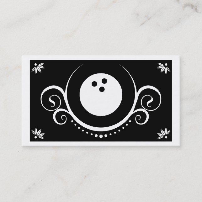 Cartão De Visita sofisticações das boliches (Frente)