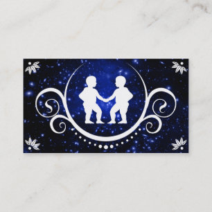 Cartão De Visita sofisticações gêmeas