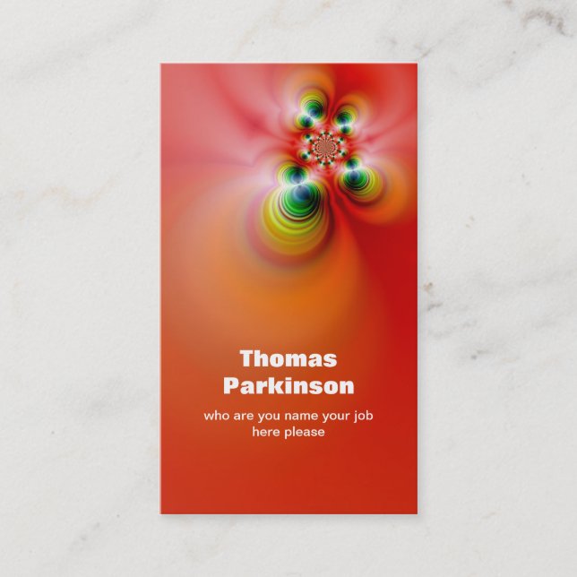 cartão de visita sofisticado (Frente)