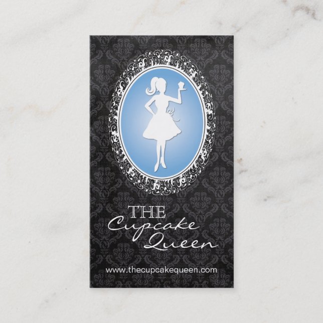 Cartão de visita sofisticado da padaria & do (Frente)