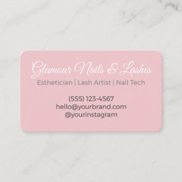 Cartão De Visita Soft Luxury Beauty/Wellness Parlor