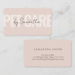 Cartão De Visita Soft personalizável de serviços de tratamento de p